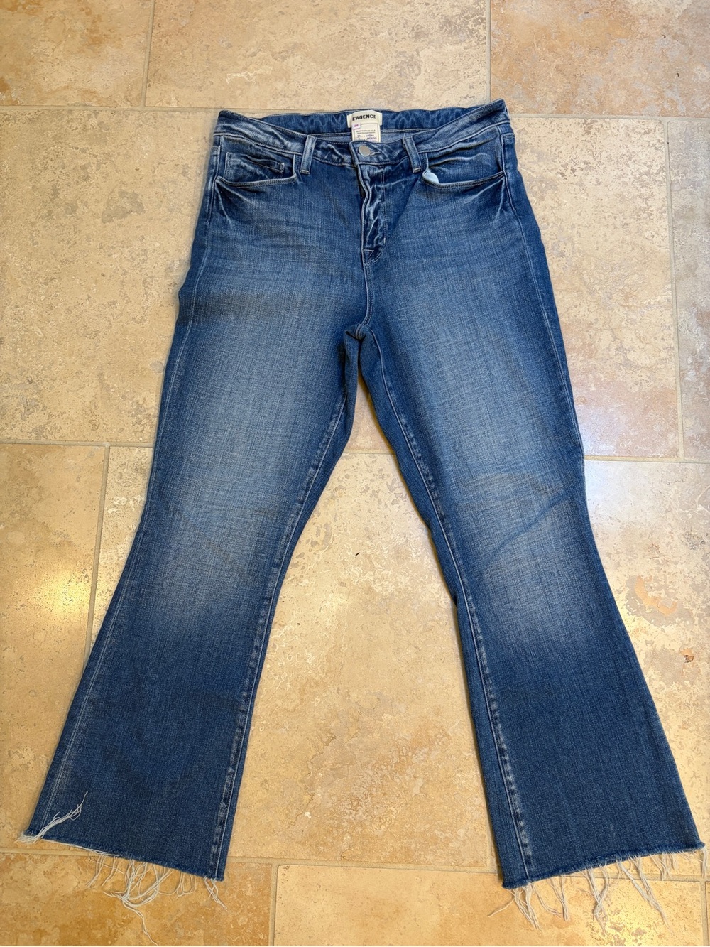 L’Agence Kendra High Rise Cropped Flare